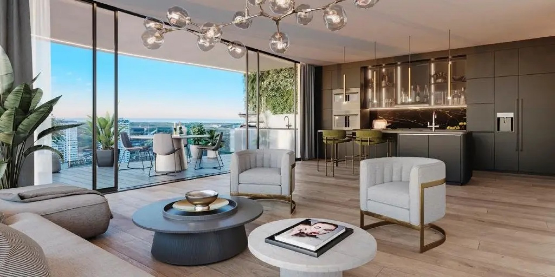 Suite en venta, 2 ambientes, piso 23 