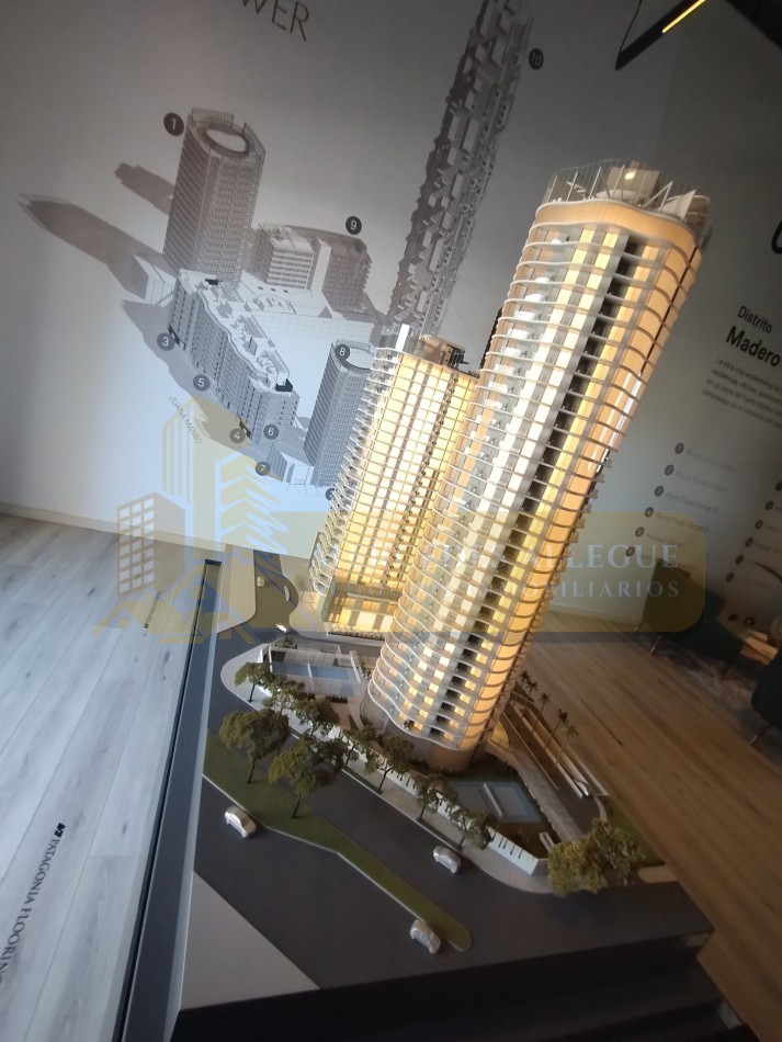 Suite en venta 2 ambientes piso 24 Osten tower | UF 2407