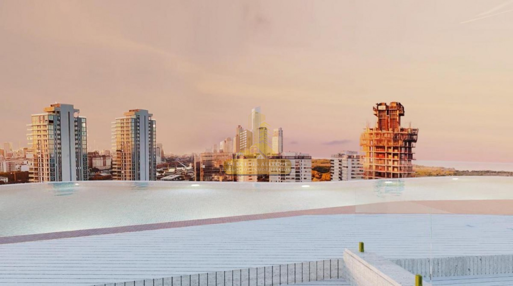 Suite en venta, 2 ambientes, piso 23 