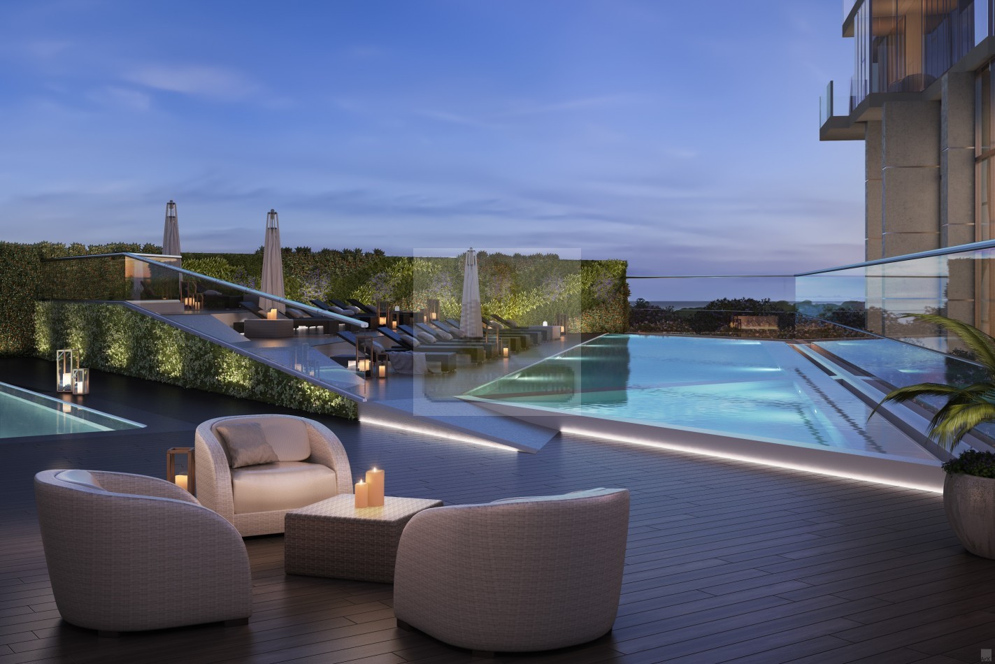 2 ambientes en Piso 40 Torre Harbour