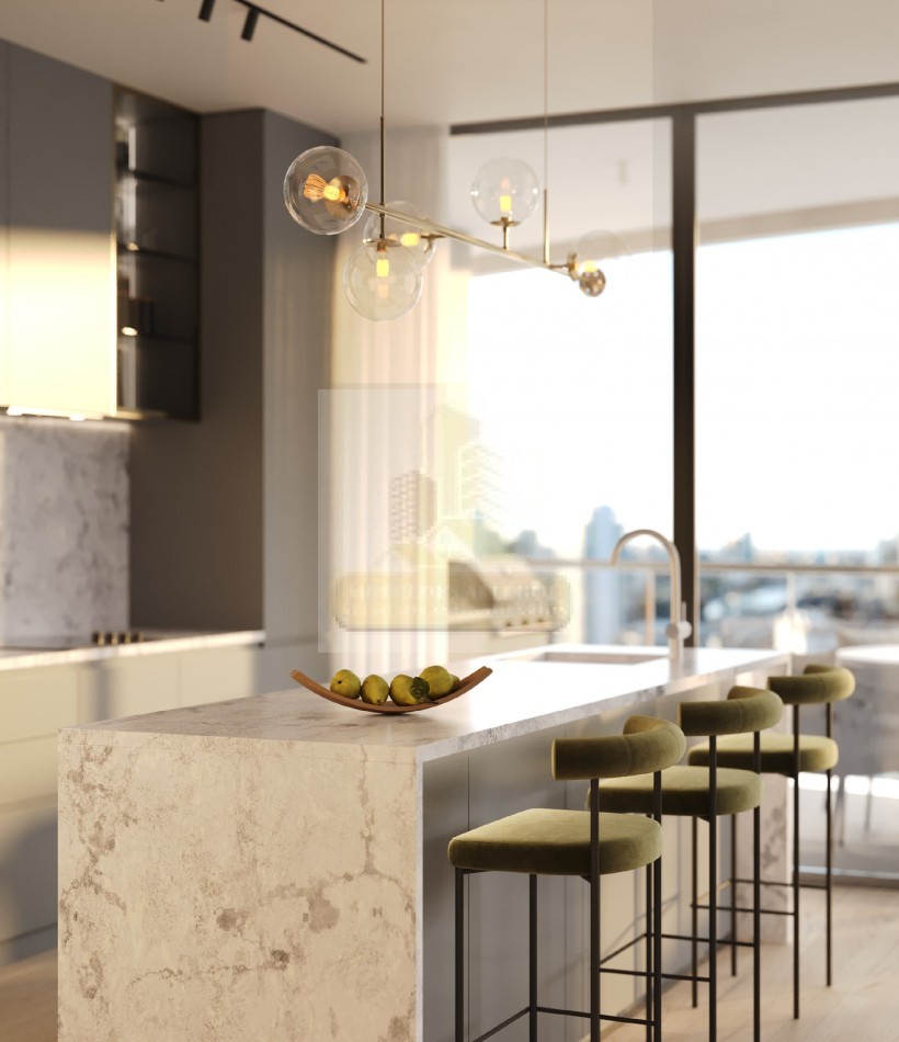 Semipiso de 4 Ambientes con Vista al Rio. Osten Tower 2 - Piso 30. Entrega Nov 2028