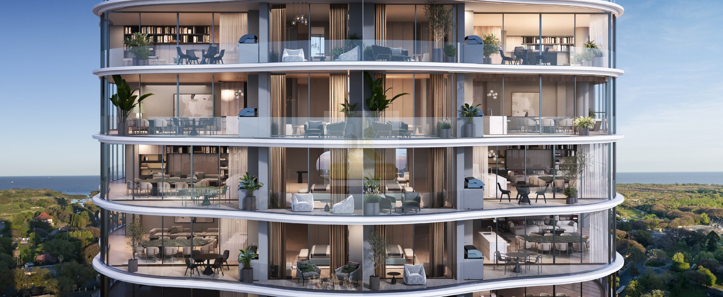 Osten Tower 2 - Piso 25, Unidad de 4 Ambientes con Vista al Rio. Entrega Nov 2028