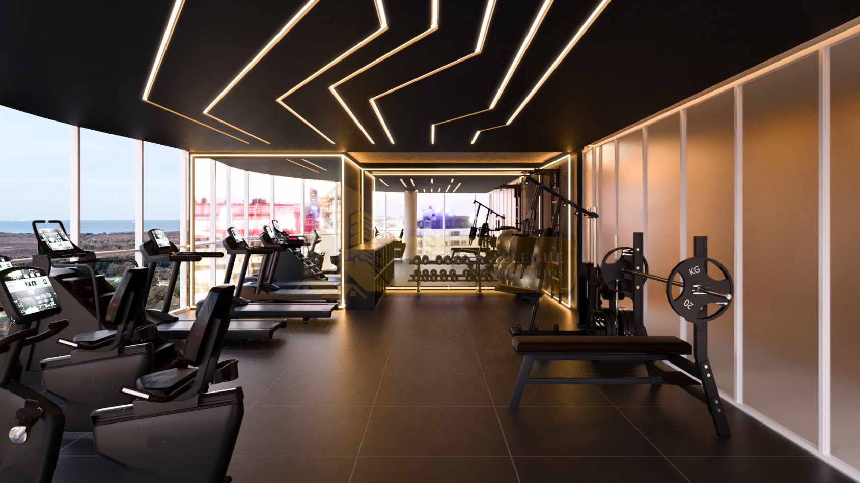 Suite en venta 2 ambientes piso 24 Osten tower | UF 2407