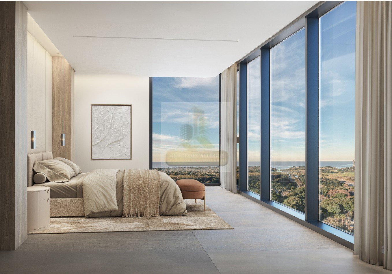 2 ambientes en Piso 40 Torre Harbour