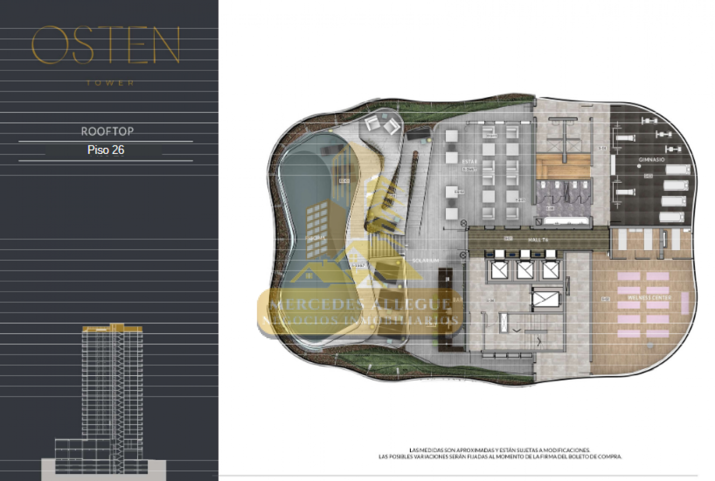  ULTIMA UNIDAD CON PISCINA PROPIA - 3 ambientes - UF 403, Osten Tower