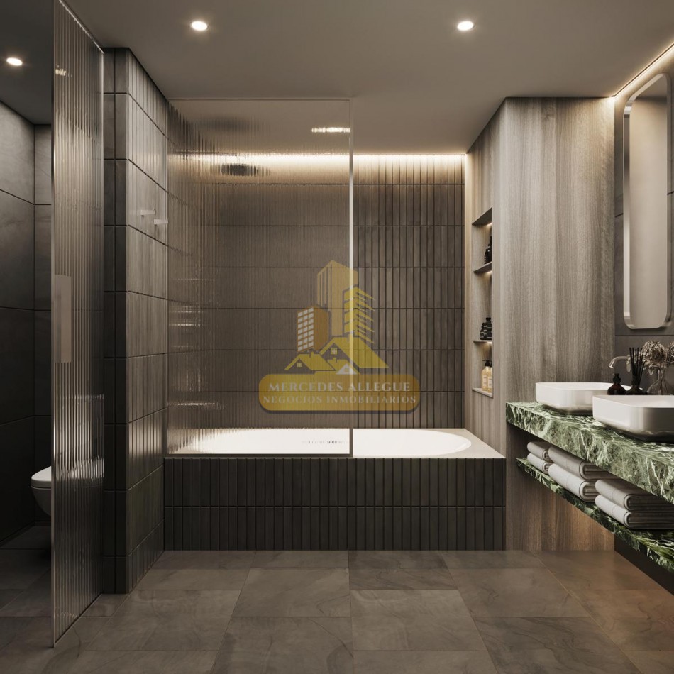 Suite en venta, 2 ambientes, piso 23 