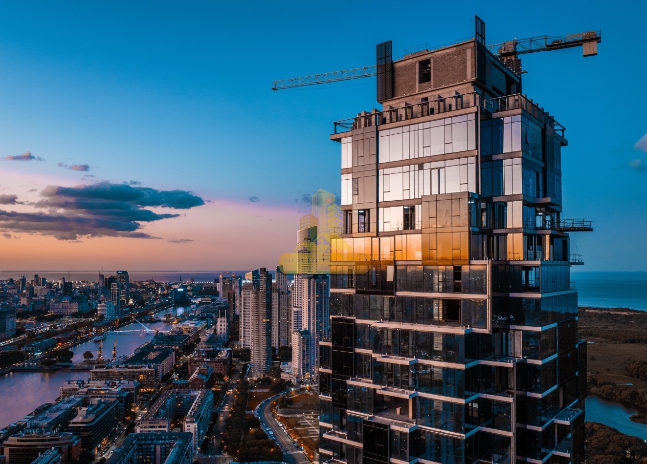 2 ambientes en Piso 40 Torre Harbour
