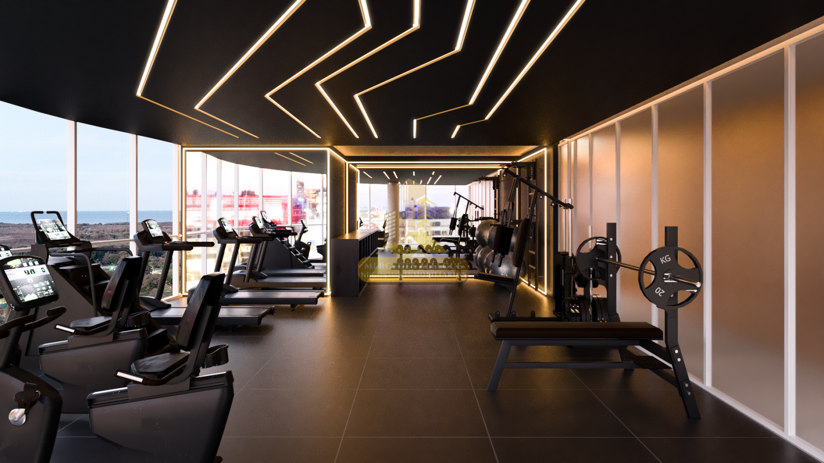 Suite en venta 2 ambientes piso 25 Osten tower 1 Complejo Harbour