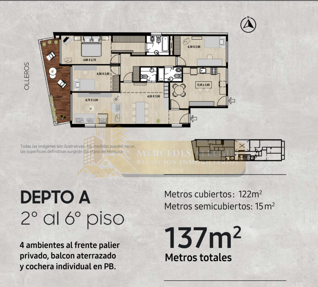Venta departamento 4 Ambientes Belgrano
