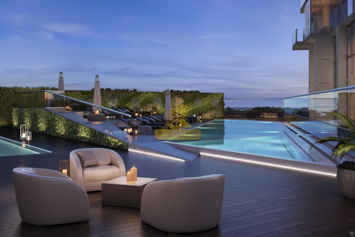 2 ambientes en Piso 40 Torre Harbour