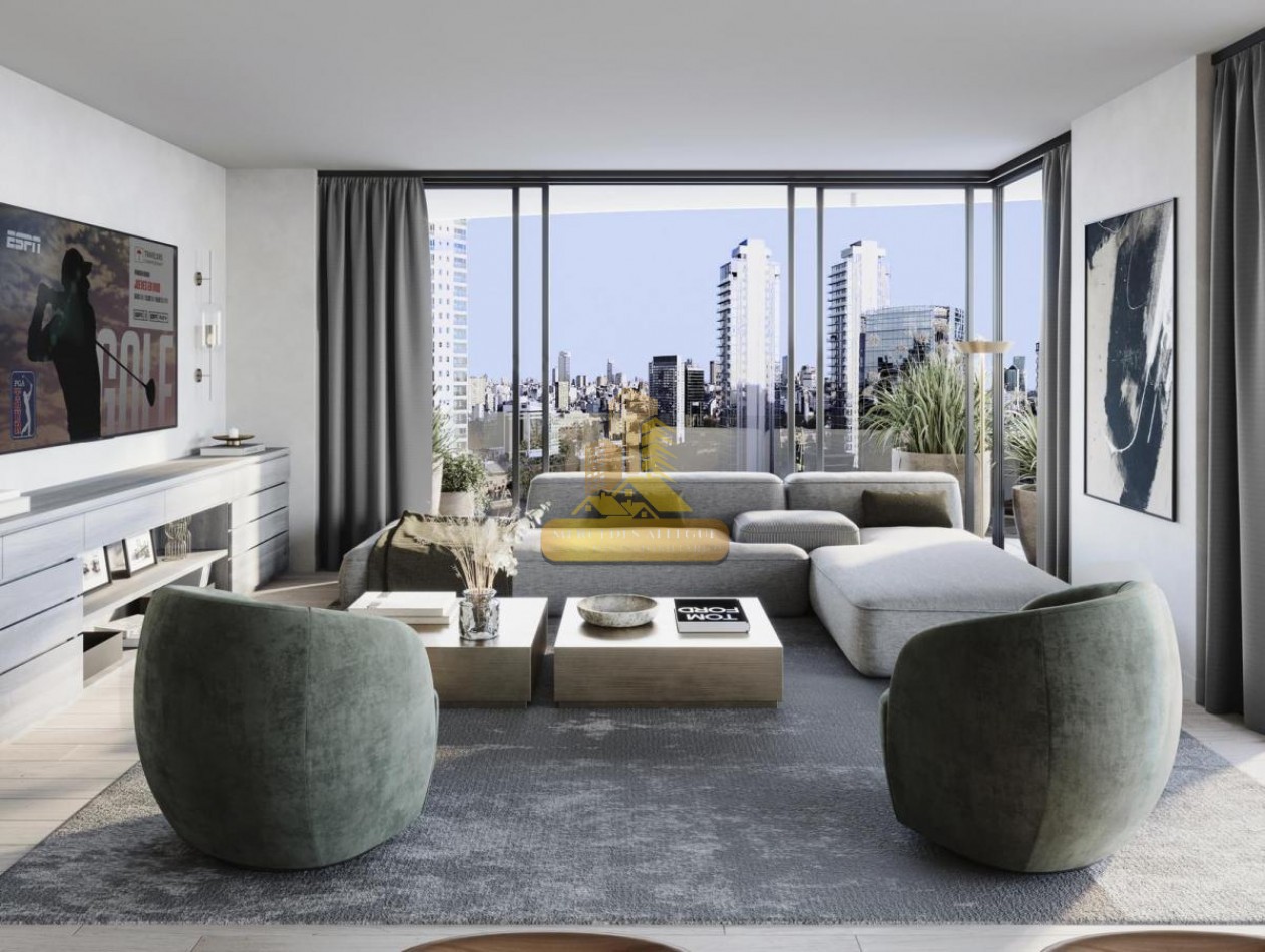 2 Ambientes + Den | 123 m² Totales Torre Osten 1 — Unidad Premium en Piso 13