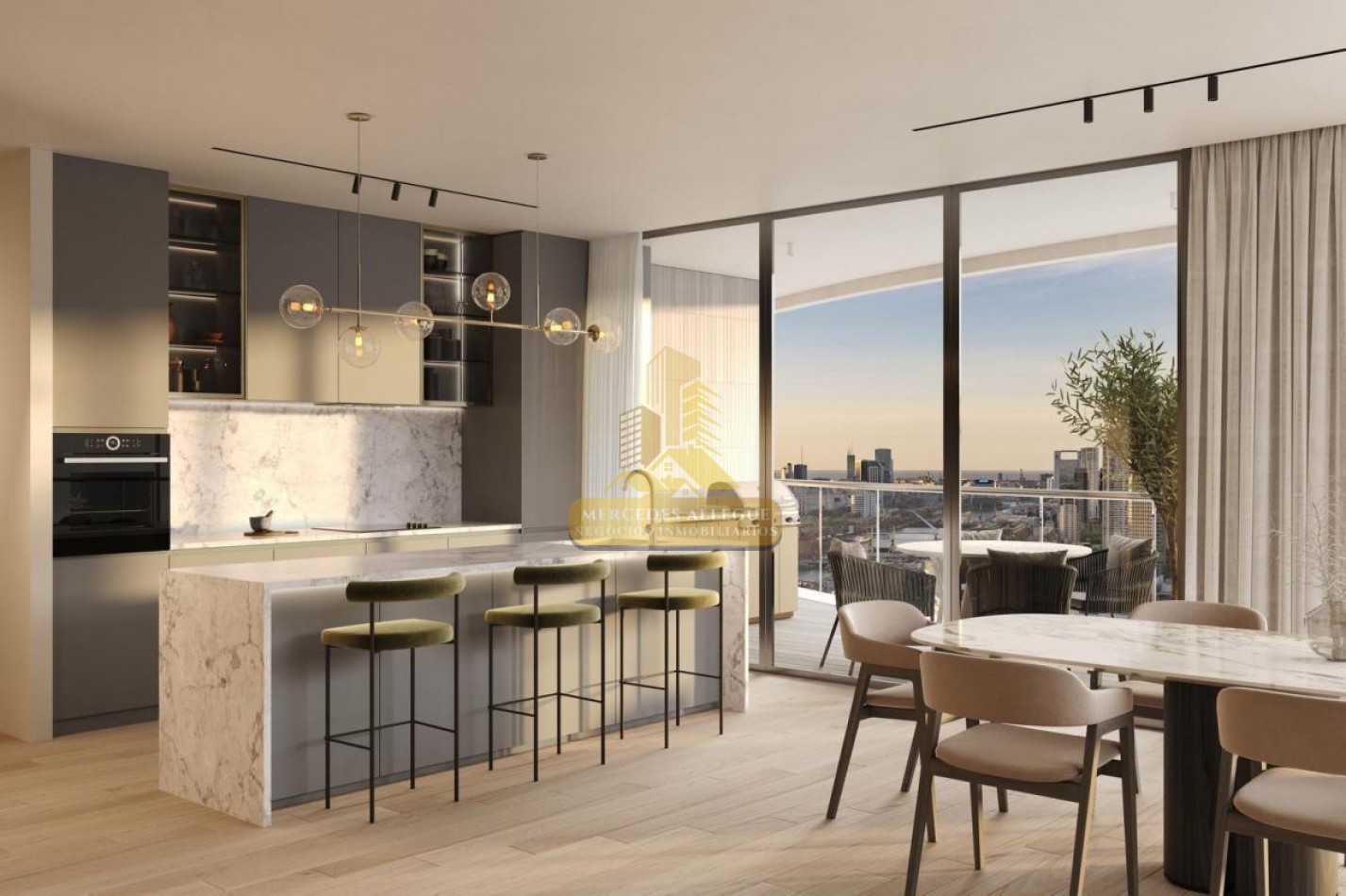 Suite en venta 2 ambientes piso 25 Osten tower 1 Complejo Harbour