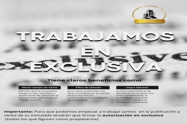 Trabajamos solo en Exclusividad